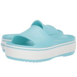 Crocs Platform Sandals Ice Blue